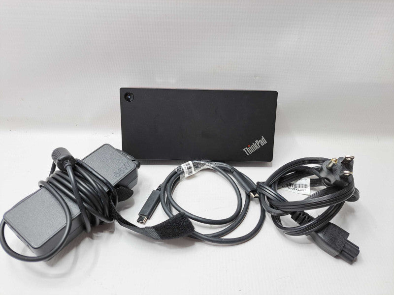 Lenovo ThinkPad USB-C Dock Gen2 + 65W Power Adapter & USB-C Cable Tested )