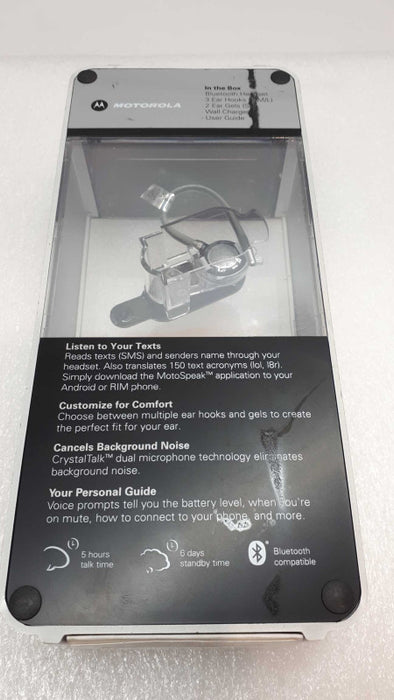 Motorola H17 TXT BOOM A2Dp Headset wireless Bluetooth auto flip MOTO SPEAK &
