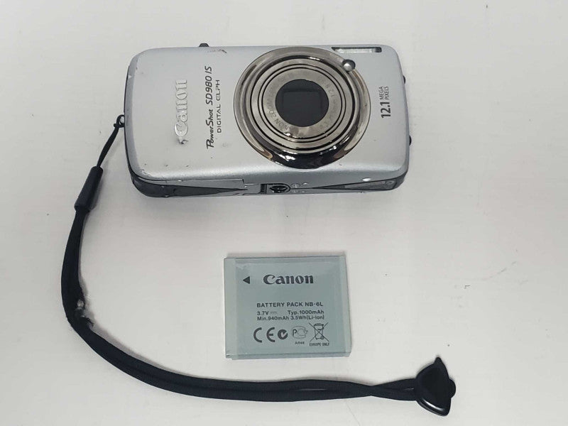 Canon PowerShot SD980 IS 12.1MP Digital Camera (READ) |