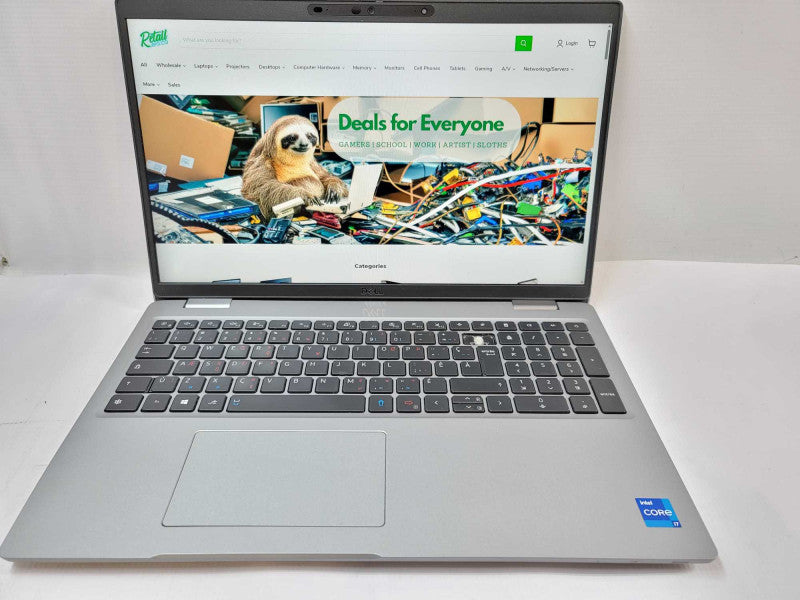 Dell Latitude 5520 i7-1165G7, 8GB DDR4, 256GB NVMe, **Missing backspace key Î²
