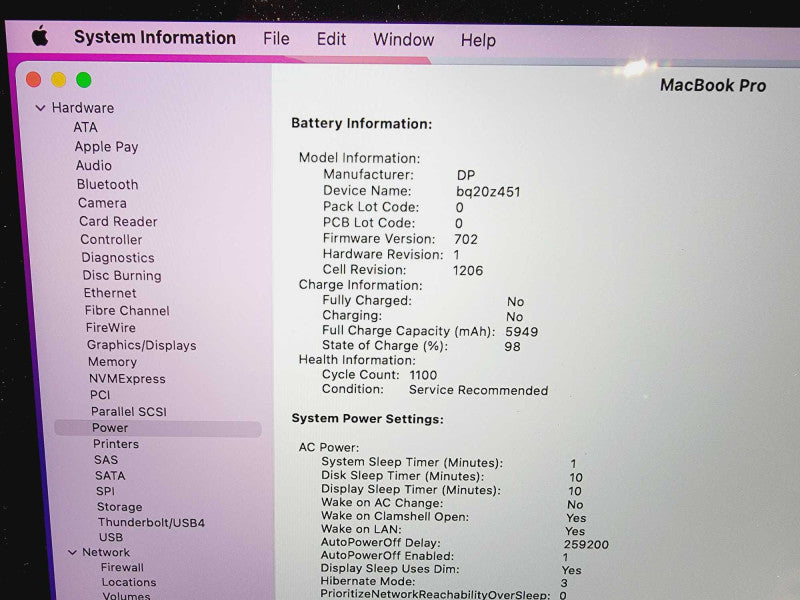 Apple Macbook Pro 2015 15\\" Core i7-4770HQ @ 2.2GHz 16GB DDR3 250GB SSD [Read] (