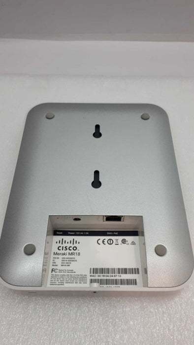 CISCO Meraki MR18 Wireless Access Point MR18 &