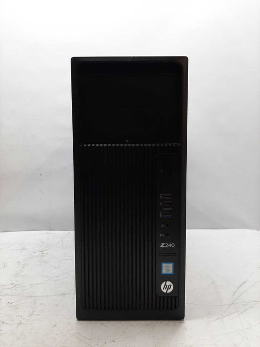 HP Z240 TWR Workstation E3-1240v5 @ 3.50 GHz 8GB DDR4 NO HDD QUADRO K2200 GPU