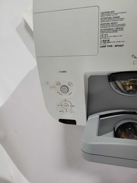 NEC U300X DLP Projector Ultra-Short-Throw 3000 LM HD HDMI 1080i !