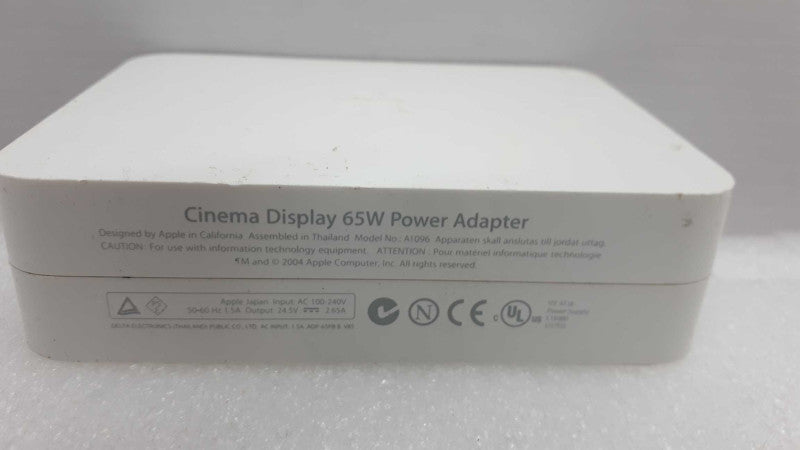 A1096 AC Power Adapter 65w  Cinema Display Power Supply &