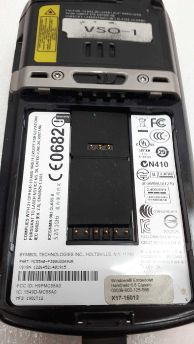 Motorola MC55A0-P30SWRQA9WR NUMERIC 1D/2D PDA WEH6.5 WiFi Barcode Scanner Q&