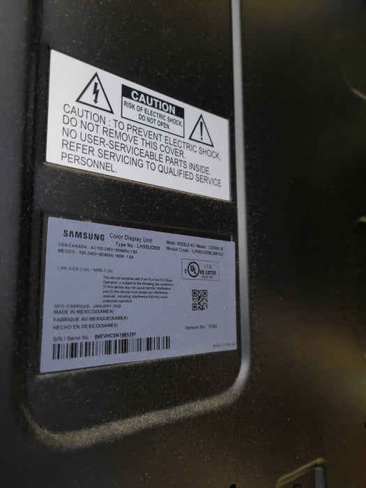 Samsung UD55E-B â UD-E-B Series 55â³ Direct-Lit LED Display !