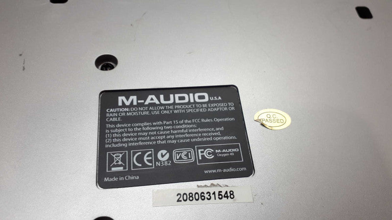 M-AUDIO Oxygen 49 Key Keyboard Midi Controller  &