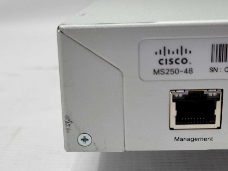 Cisco Meraki MS250-48-HW Unclaimed Cloud managed switch with 1xl Power Supply _