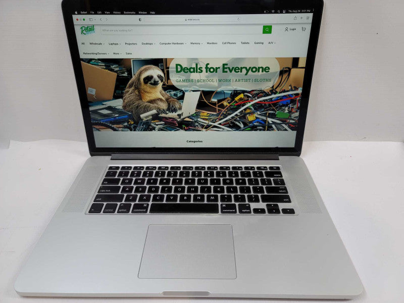 MacBook Pro A1398 i7-4770HQ, 16GB DDR3, 1TB HDD **READ Î²