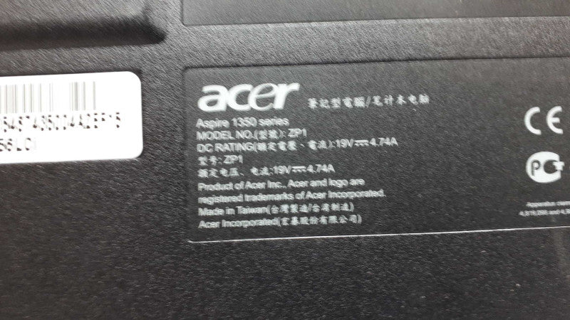 Acer Aspire 1350 ZP1 Laptop 15\\", AMD Athlon Vintage &