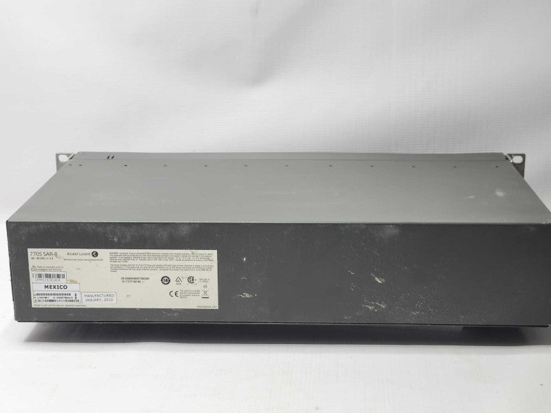 alcatel lucent 7705 SAR-8 Chassis with 2x A8-ETHv2 and 1x A12-SDI cards, READ _