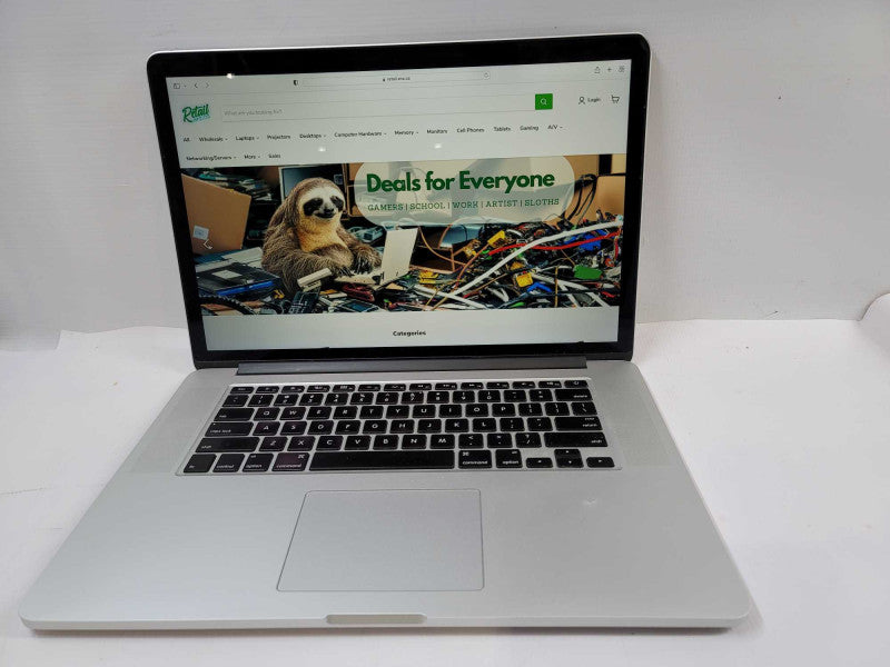 MacBook Pro A1398 i7-4870HQ, 16GB DDR3, 512GB HDD **Battery Service reccomend Î²