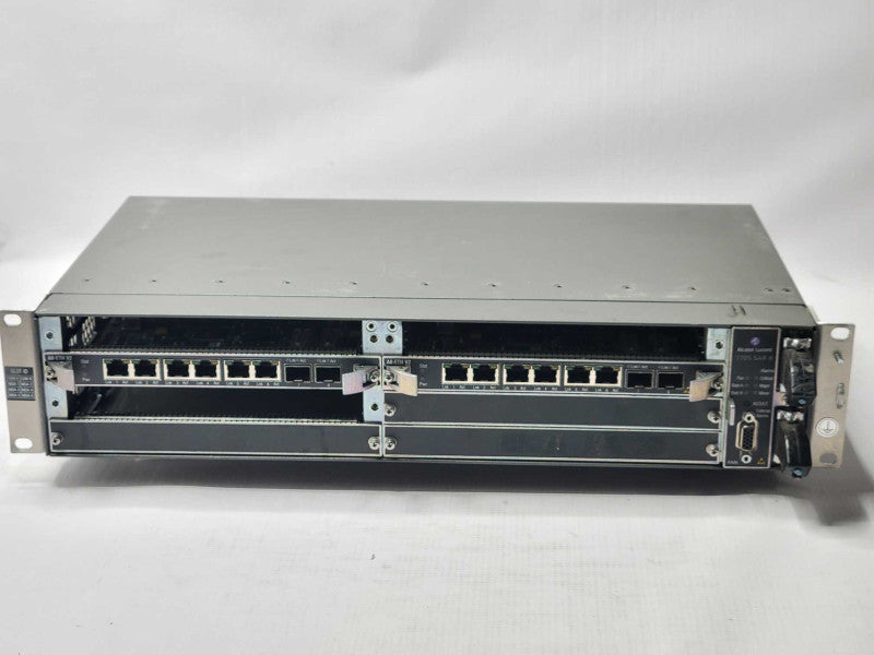 alcatel lucent 7705 SAR-8 Chassis with 2x A8-ETHv2 cards, READ _