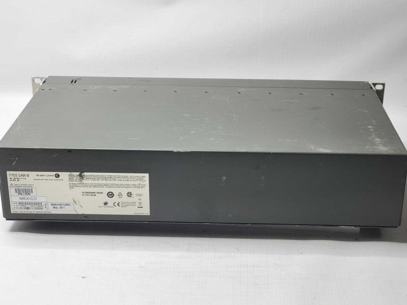 alcatel lucent 7705 SAR-8 Chassis with 2x A8-ETHv2 cards, READ _