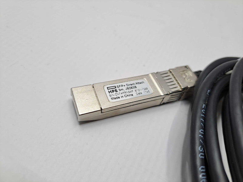 HPE SFP+ Direct Attach 3 Metres J9283B 10G Cable Q)