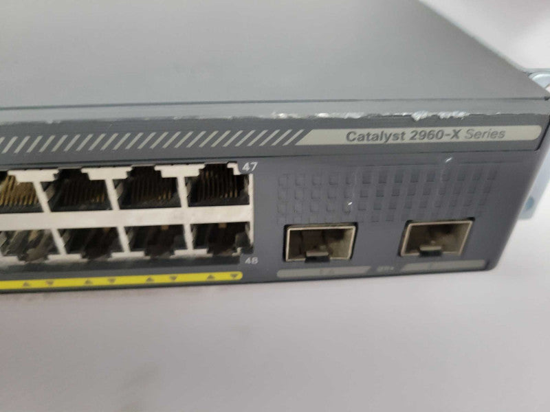 Cisco Catalyst 2960-X Series WS-C2960X-48FPS-L PoE+ Network Switch fact reset !