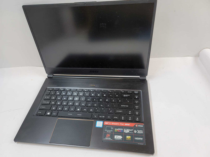 MSI GS65 Steal Thin 8RE i7-8750H, GTX 1060 NO RAM, NO SSD, FOR PARTS  Î²