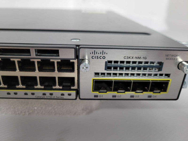 Cisco Catalyst WS-C3750X-48T-S 48-Port Gigabit Managed Ethernet Switch  !