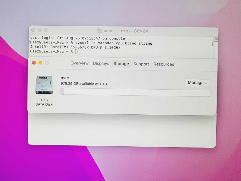 Apple iMac Retina 4K 2015 21.5\\" Core i5-5675R @ 3.1GHz 8GB DDR3 1TB HDD [Read] (