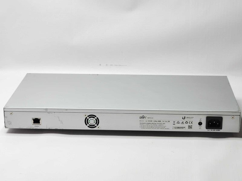 Ubiquiti Networks UniFi US-24 24 Ports Rack-Mountable Gigabit switch, READ _