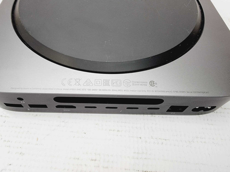 Apple Mac Mini 2018 Core i3-8100 @ 3.6GHz 8GB DDR4 250GB SSD (