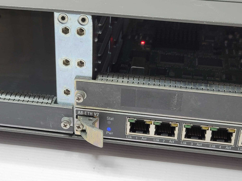 Alcatel lucent 7705 SAR-8 Chassis with 1x A8-ETHv2 card, READ _