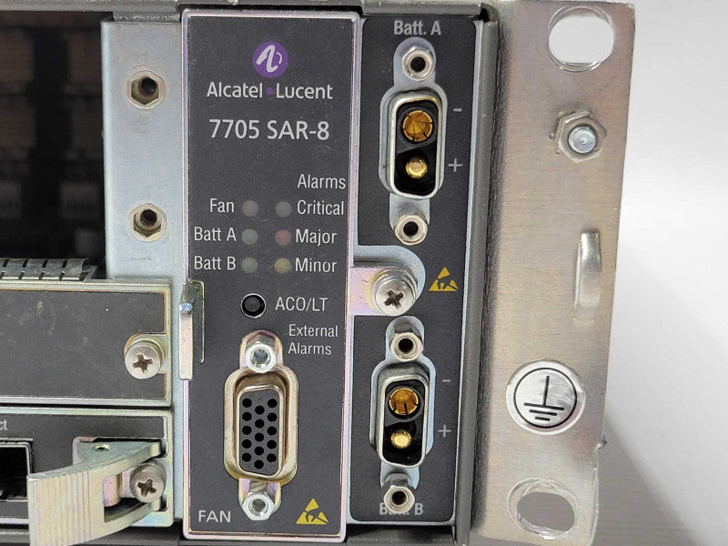 Alcatel lucent 7705 SAR-8 Chassis with 1x A8-ETHv2 card, READ _