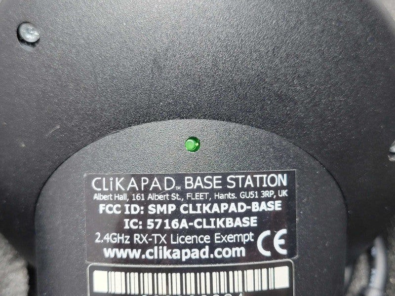 Clikapad Base Station Presentation Remote Clicker with 20x Keypads, READ _