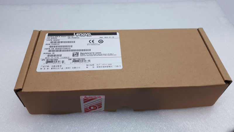 New Lenovo ThinkPad 65W Laptop AC Adapter Charger 0A36258 20V 3.25A &