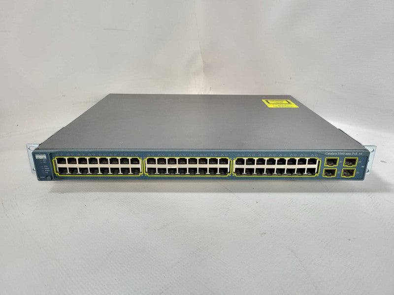 Cisco Catalyst C3560 48-Port 10/100 PoE 4-SFP Network Switch WS-C3560-48PS-S $