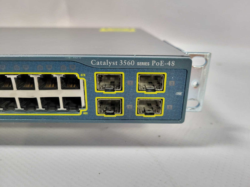 Cisco Catalyst C3560 48-Port 10/100 PoE 4-SFP Network Switch WS-C3560-48PS-S $