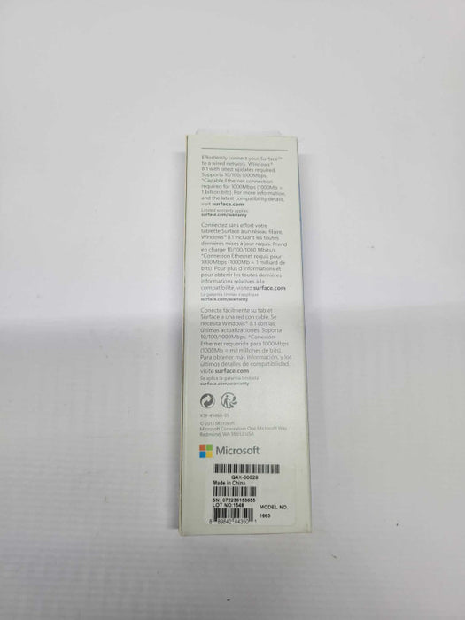 Microsoft Surface USB TO Ethernet Adapter