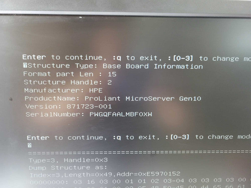 HPE MicroServer Gen10, AMD Opteron x3421, 4GB DDR4, READ _