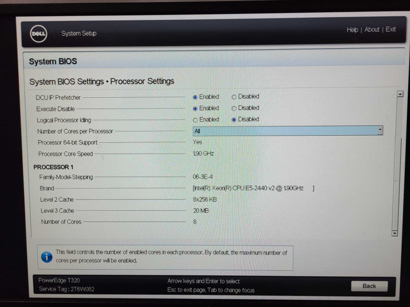 Dell PowerEdge T320 1x E5-2440 v2 @ 1.90GHz 32GB ECC DDR3 PERC H310 3.5\\" $