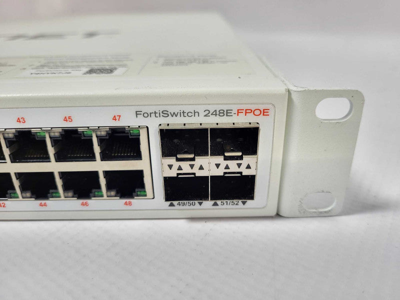 Fortinet FortiSwitch FS-248E-FPOE 48-Port FPOE Switch READ Q$