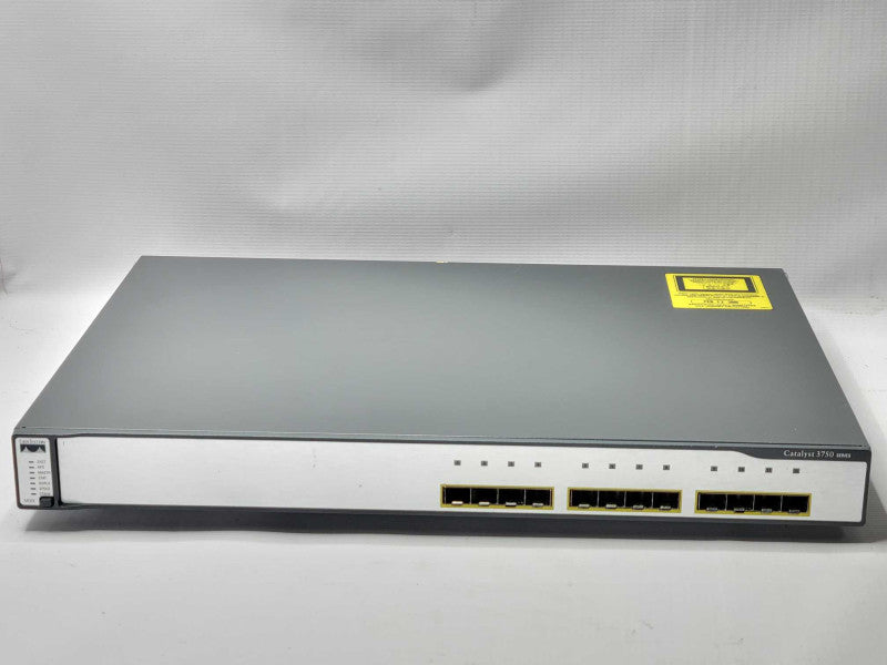 Cisco Catalyst 3750G WS-C3750G-12S-E 12-Port SFP Managed Gigabit Switch Q_