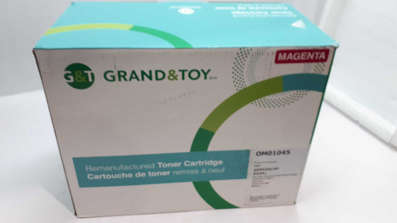 Grand and Toy HP 643A toner Q5953A Magenta &