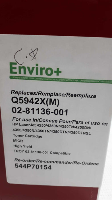 Enviro+ M5942X Toner For HP Q5942X 4250 / 4350 Printer Q&