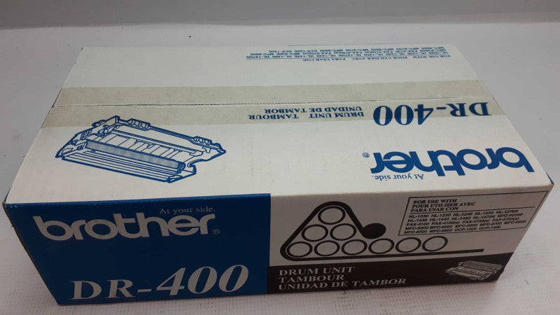 Genuine Brother DR400 Black Drum Unit Cartridge Dr-400 New Sealed Box &