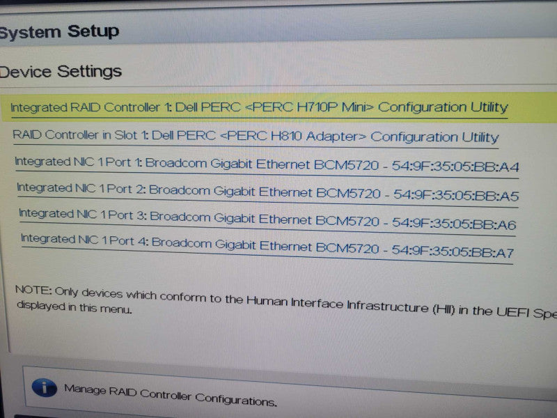 RSA / Dell XL R620 - 2x Xeon E5-2670  - 96GB RAM - H710p Mini