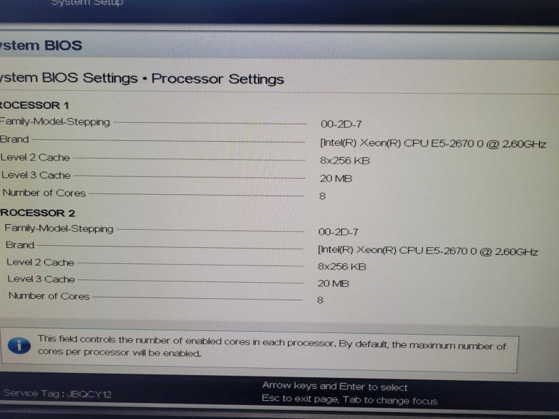 RSA / Dell XL R620 - 2x Xeon E5-2670  - 96GB RAM - H710p Mini