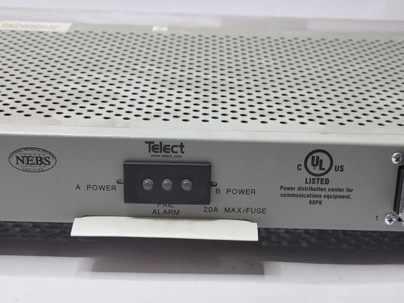Telect 20HPGMT05R Fuse Panel 48V 100Amp per side, READ Q_