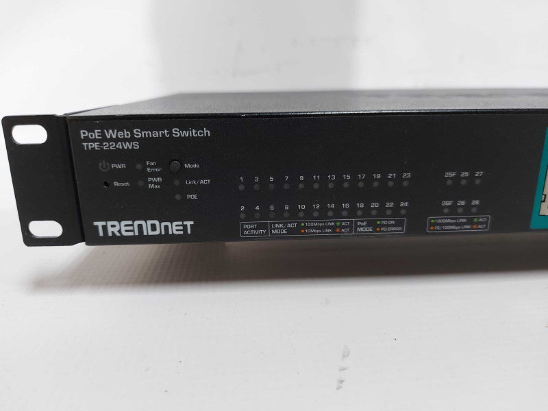 PoE Web Smart Switch Trendnet TPE-224WS #