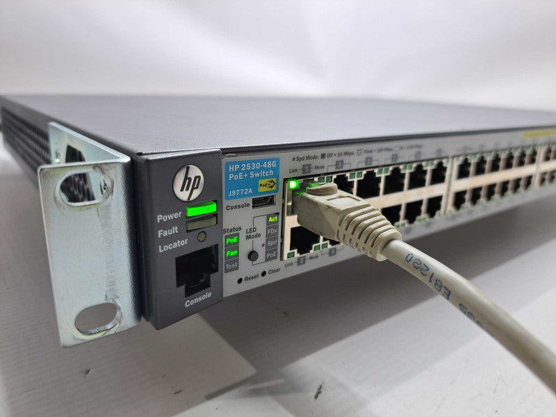 HP J9772A 2530-48G-PoE+ 48x Gig PoE+ 4x 1GB SFP Managed Switch )