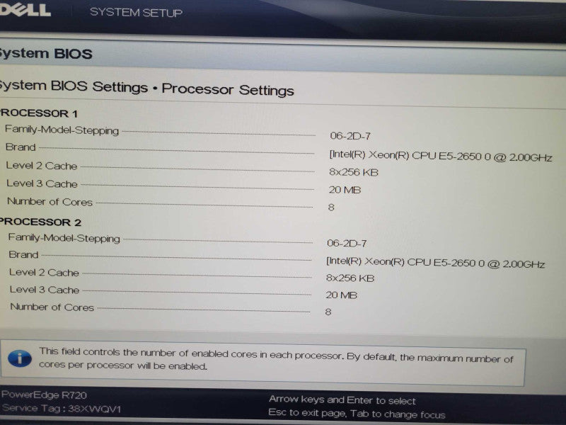 Dell PE R720 2x E5-2650 0 /128GB RAM / H710 mini / 2xPSU
