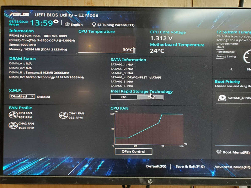Custom PC - Intel i7-6700k @ 4.00 GHZ 16GB DDR4 550W PSU