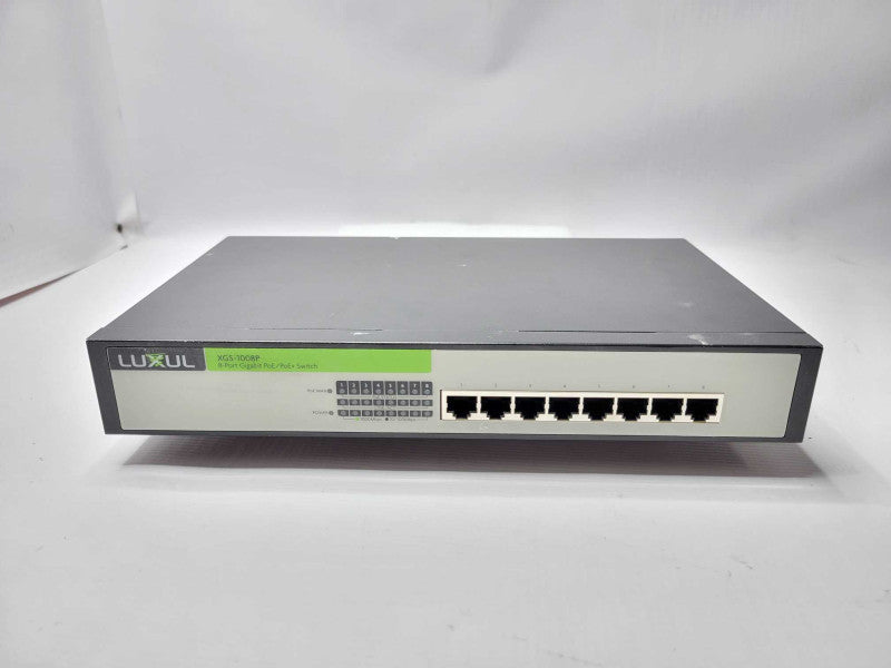 Luxul XGS-1008P 8-Port Gigabit PoE/PoE+ Desktop Switch  _