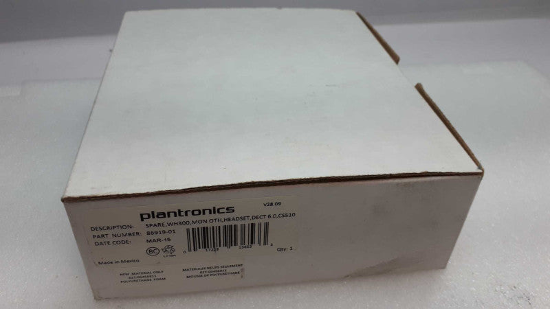 Plantronics CS510 WH300 Spare Over the Head Monaural Headset ONLY &