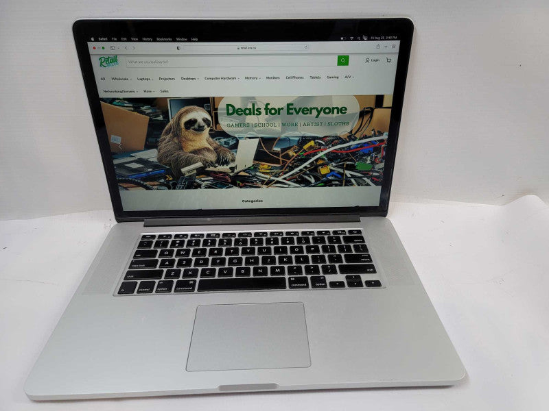 MacBook Pro (A1398) i7-4870HQ, 16GB DDR3, 500GB HDD, *Battery Service  Î²